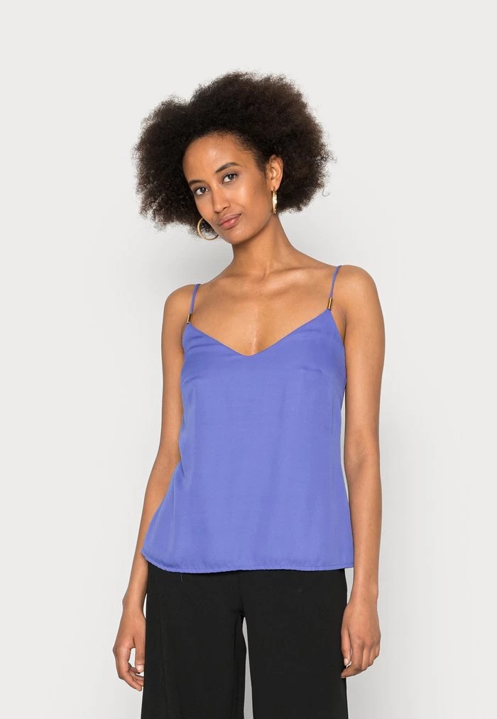 T-Shirt ANNA FIELD Anna Field Top Bleu Femme | WJD-7560403